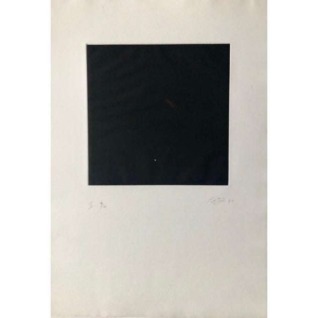 Pat Steir, Comet, Outer Space Dark Series Aquatint Etching Color Abstract Expressionist For Sale - Image 4 of 7
