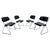 Mid-Century Modern No. 614/3 Dining Chairs attributed to Klaus Franck for Wilkhahn, 1970s, Set of 4 For Sale - Image 14 of 14