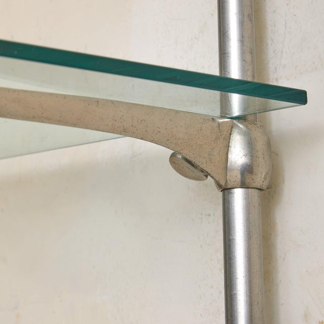 French Art Deco Cast-Metal Etagere Attributed to Siegel, 1930s For Sale - Image 11 of 12