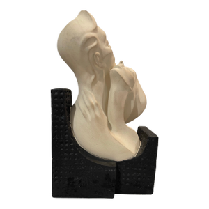 1990s Danel, A. Austin Prod. Modern Vintage Lovers Sculpture “Forever.”