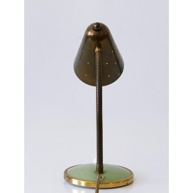 Gold Mid-Century Modern Table Lamp from Vereinigte Werkstätten München, 1950s For Sale - Image 8 of 18