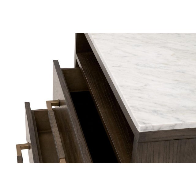Brown Cambria 2-Drawer Nightstand by Essentials for Living For Sale - Image 8 of 10