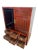 Brown 1990s Japanese Tansu Style Chest Cabinet Stacking Six Drawers Pull Out Armoire Shelf For Sale - Image 8 of 16