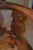 19th Century Swiss Hand Carved Wood Swivel Desk Chair For Sale In San Diego - Image 6 of 10