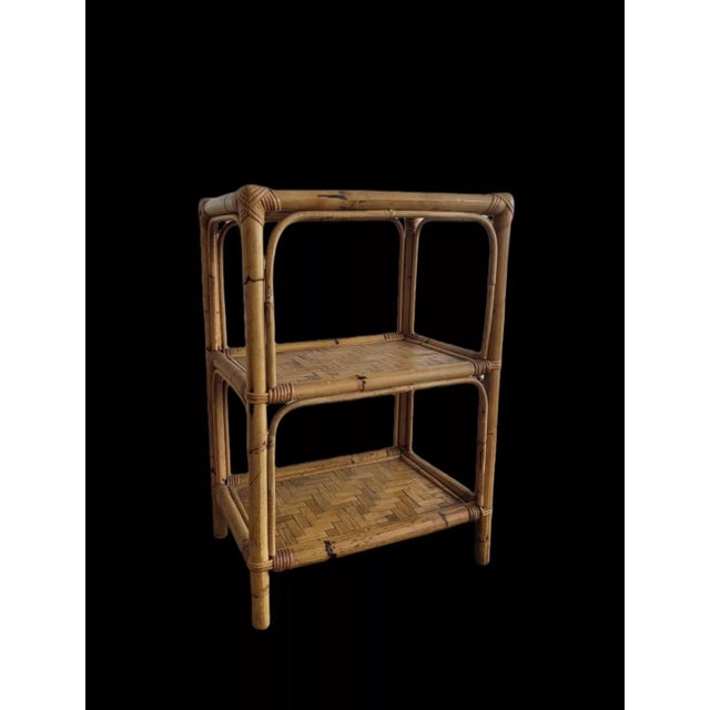 Vintage Shelf in Bamboo For Sale - Image 10 of 10