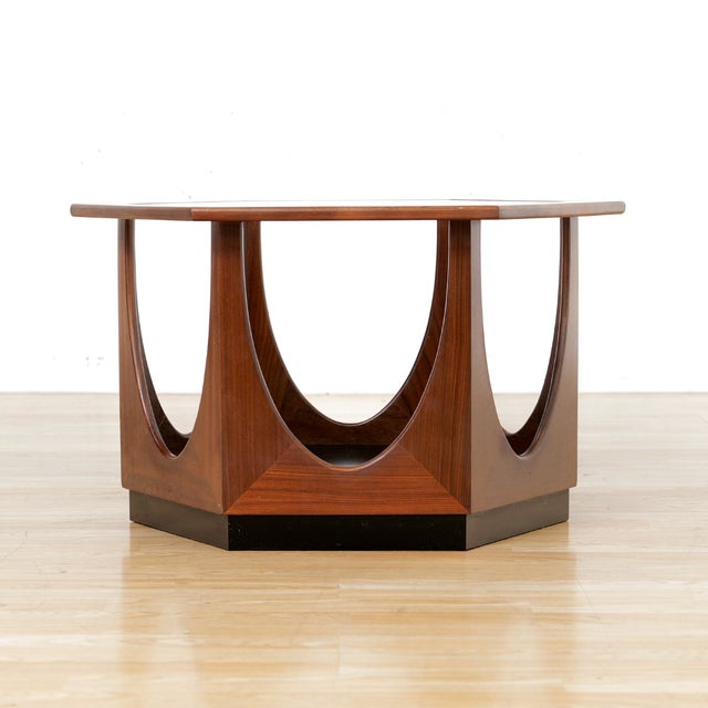 G Plan Mid-Century Modern Hexagonal Side Table Attributed to G Plan For Sale - Image 4 of 8