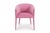 Utopía Dining Chair in Pink Velvet from Moanne For Sale - Image 4 of 6