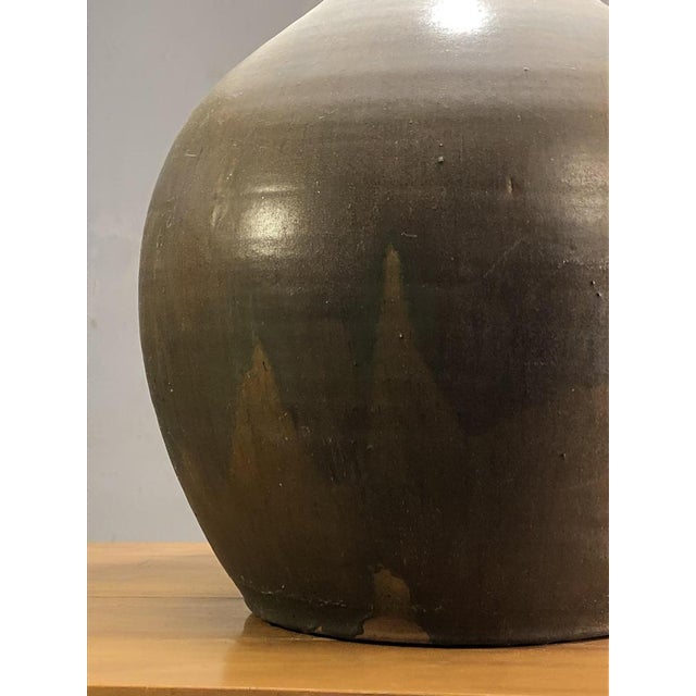 Vintage French Brutalist Ceramic Table Lamp from La Borne, 1970s For Sale - Image 6 of 12