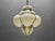 Glass Wrought Iron and White Murano Glass Pendant Light, 1960s For Sale - Image 7 of 17