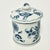 Ceramic 1950s Vintage Japanese Chinoiserie Meissen Blue Danube Lidded Jam Preserve Jar. For Sale - Image 7 of 10