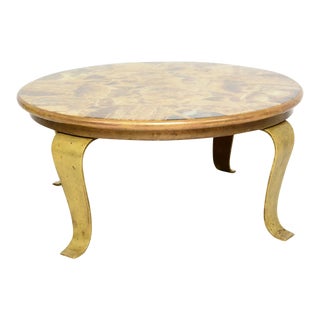 Arturo Pani for Muller of Mexico Regency Round Coffee Table For Sale