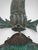 Italian Verdigris Copper Dolphin Lavabo With Shell Basin C. 1900 For Sale In Providence - Image 6 of 11