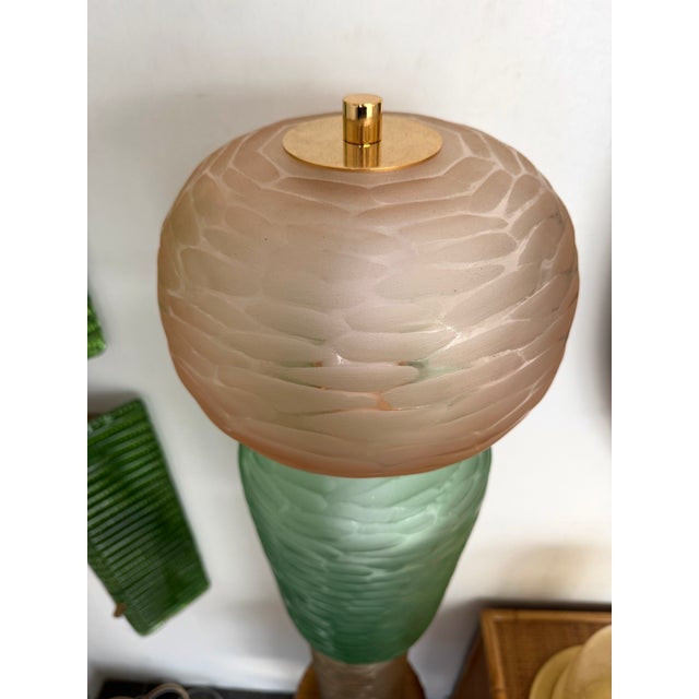 Large Contemporary Totem Murano Glass Floor Lamp by Studio Ad, Italy For Sale - Image 12 of 14