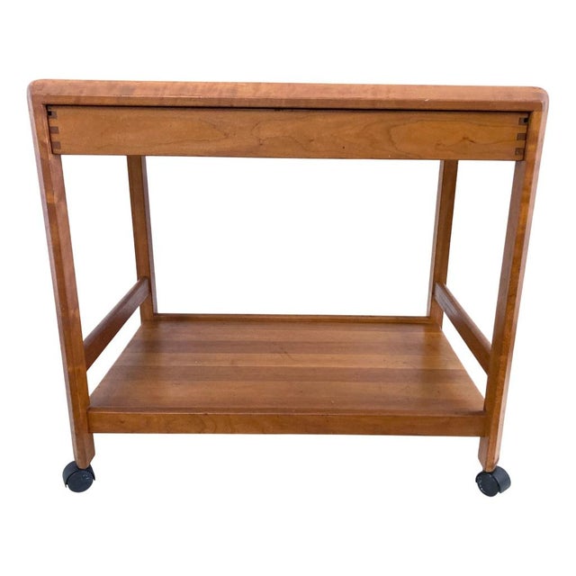 Danish Teak Bar Cart by Aksel Kjersgaard, 1960s For Sale - Image 14 of 14