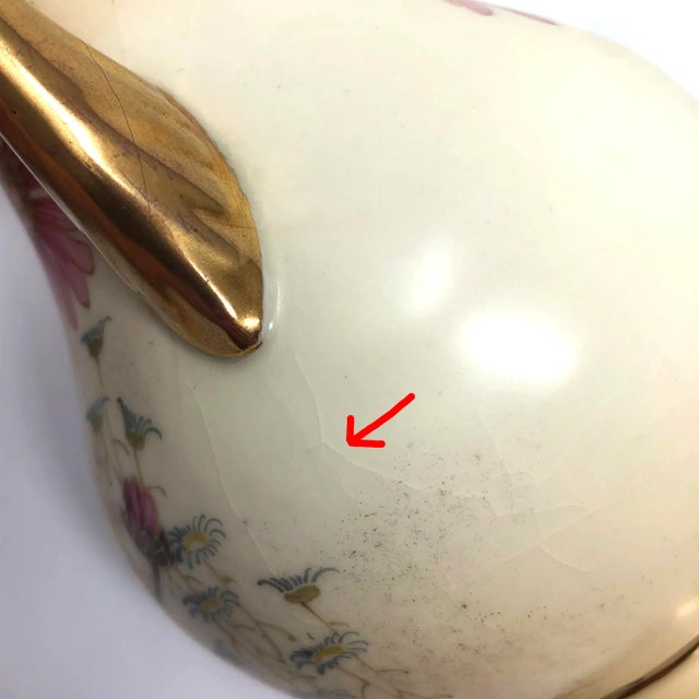 Yellow Antique Robert Hanke Austrian Vase For Sale - Image 8 of 8