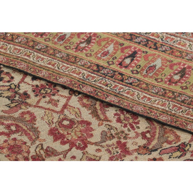 Antique 20th Century Doroksh Rug in Jewel Tones With Paisley Design - Rug & Kilim For Sale - Image 9 of 9
