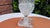 Art Deco crystal bonbonniere or vase, Bohemia, dimensions: height 33 cm, diameter 14.2 cm.
