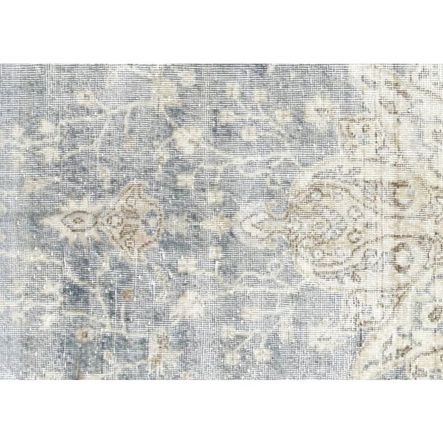 1960s Turkish Oushak Rug. Hand woven with wool on wool foundation in the Oushak region of Western Turkey. The Anatolian...