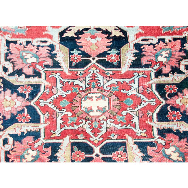 Late 19th Century Persian Serapi Rug For Sale - Image 12 of 16