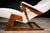 Sculptural Chaise Lounge in Solid Hardwood & Bouclé, Brazilian Modern, 1950s For Sale - Image 13 of 17