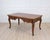 Louis XV Style Flat Center Desk in Walnut and Elm For Sale - Image 4 of 9
