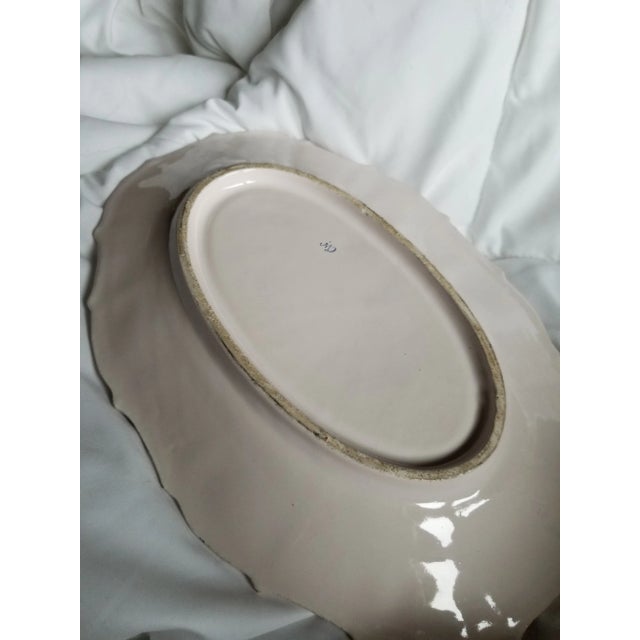 1940s Set of Three French Luneville Platters For Sale - Image 4 of 9