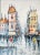 Impressionist Vintage Paris Street Scene Oil Painting by Artist Rocco For Sale - Image 3 of 6