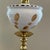 Bring a touch of Hollywood Regency glam to your space with this vintage brass and glass table lamp. The combination of...