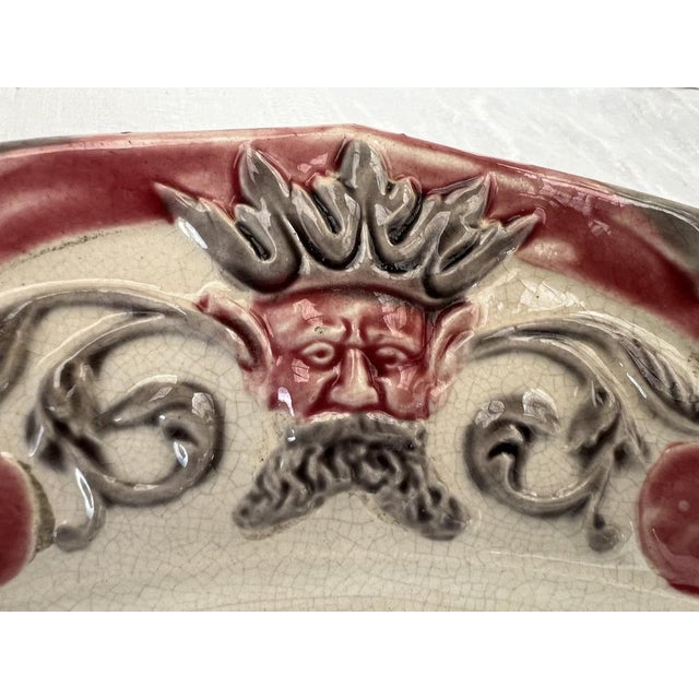 Asparagus and Artichoke Service Plates, 1880, Set of 7 For Sale - Image 12 of 15