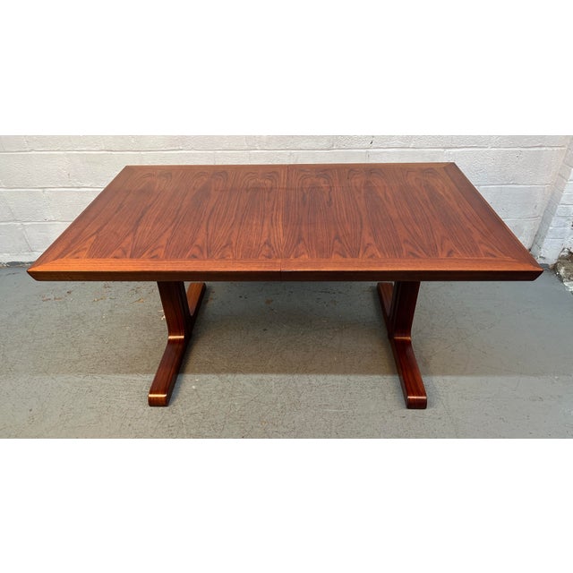 beautifully crafted Danish extendable dining table by Skovby Denmark, showcasing the timeless elegance and exceptional...