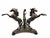 Late 20th Century Vintage Castilian Imports Silver-Plated Rearing Stallions Centerpiece Base For Sale - Image 5 of 7