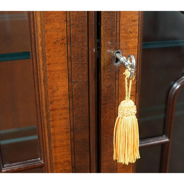 Drexel Heritage Drexel Heritage Vintage Breakfront For Sale - Image 4 of 14