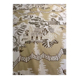 8 Yards of Linen Fabric From Brunschwig & Fils For Sale