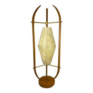 Mid Century Modern Sculpted Table Lamp Attributed to Arthur Jacobs for Modeline For Sale