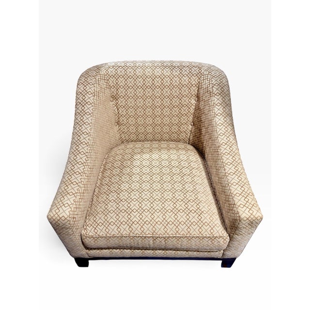Wood Laura Kirar Baker Furniture Neue Lounge Chair For Sale - Image 7 of 10