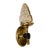 1950's French Regency Gilt and Patinated Bronze Hand/ Fist Torch Sconce For Sale - Image 11 of 11