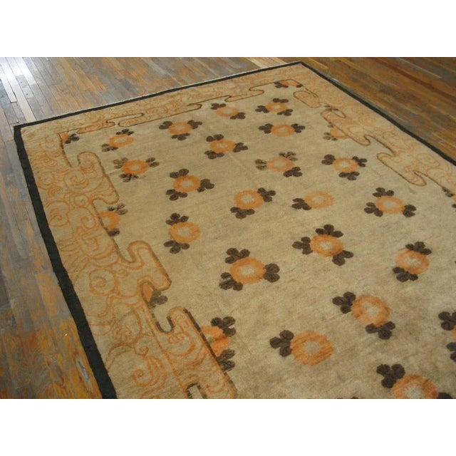 19th Century N. Chinese Mongolian Carpet For Sale In New York - Image 6 of 7