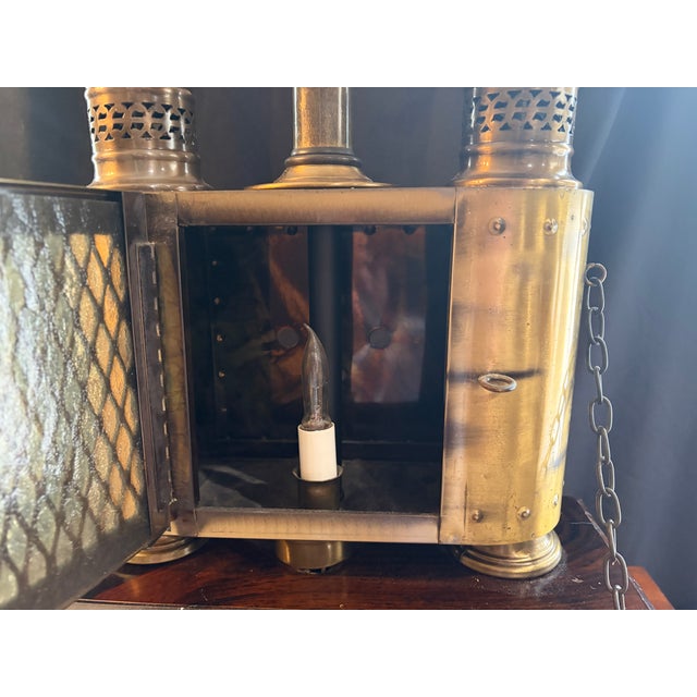 Vintage Capt. David Babcock "Young America" Nautical Table Lamp For Sale - Image 17 of 17