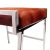 2020s Pasargad Home Eira Cowhide Stool For Sale - Image 5 of 6