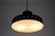 Black Metal and Opaline Glass Pendant Lamp attributed to Stilnovo, Italy, 1960s For Sale - Image 9 of 13