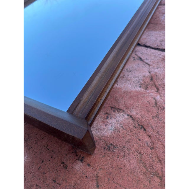 Wood Early 20th Century Spanish Castilian Wooden Mirror, 1920s For Sale - Image 7 of 10