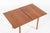 Mid-Century Danish Small Wood Extendable Dining or Game Table by SKM For Sale - Image 9 of 12