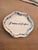 Trinket dish by Mottahedeh with I Love and I Hope written in French.
