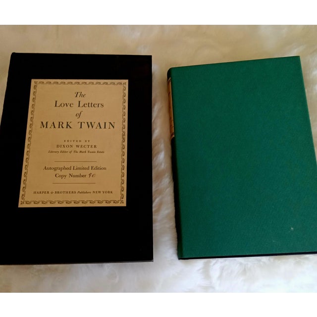 20th Century Mark Twain ,Autographed Limited Edition ,"The Love Letters ". For Sale - Image 6 of 13
