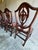 Wood Set of 8 Late 20th Century Carved Mahogany Hepplewhite Chairs in Need of Restoration For Sale - Image 7 of 12