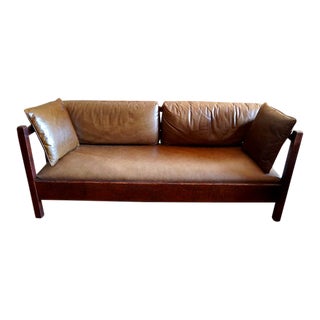 2000s Stickley Mission One Cushion Sofa For Sale