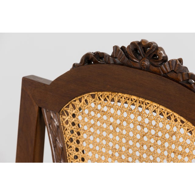 An elegant set of eight French Napoléon III dining chairs sourced in Provence, France, dating to the mid-to-late 19th...