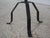 1930s Vintage Colonial Style Iron & Hobnail Glass Tripod Floor Lamp For Sale - Image 5 of 11