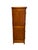 Brown 1980s Rustic Solid Pine Storage Armoire With Wrought Iron Accents, Mexico For Sale - Image 8 of 13