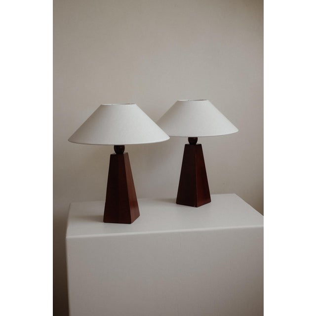 Timeless Elegance Wooden Table Lamp, in Good conditions. Designed 1970 to 1979 European Plug (up to 250V).The wiring of...